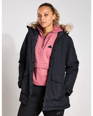 adidas Women's Paveric Fur Parka - Grey