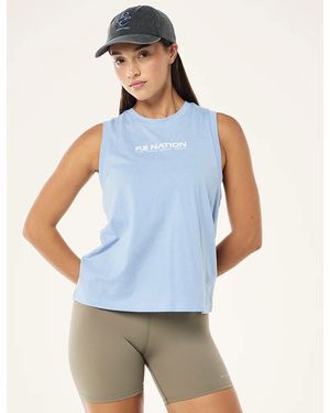 P.E Nation Women's Shuffle Tank - Blue