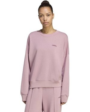 adidas Women's Seasonal Essentials Colorpop Sweatshirt - Pink