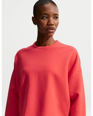 Nike Women's 24.7 Impossiblysoft Dri-fit Oversized Top - Red