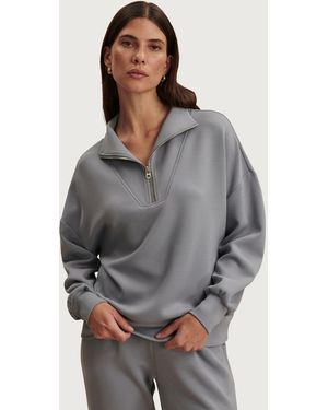 Varley Women's Hawley Half Zip Sweat - Grey