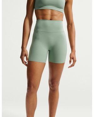Nike Women's Zenvy High Waisted 5" Biker Shorts - Green