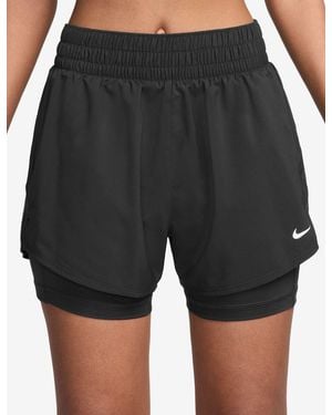 Nike Women's One Dri-fit 2-in-1 Shorts - Black