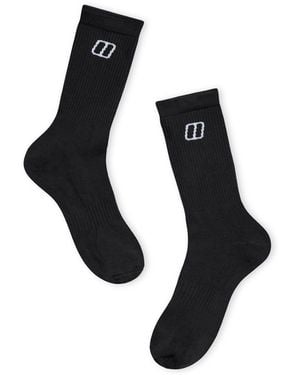 Berghaus Women's Everyday Sock 3pk - Black