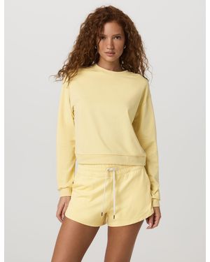 Vuori Women's Halo Modern Crew - Yellow