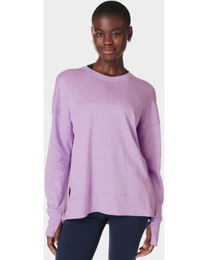 Sweaty Betty Women's After Class Longline Sweatshirt - Purple