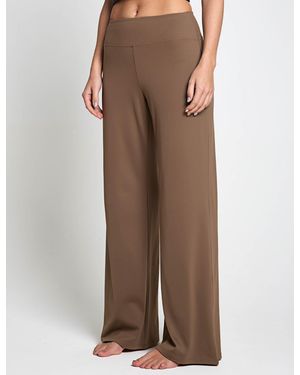 GIRLFRIEND COLLECTIVE Women's Jada Straight Leg Pant - Brown