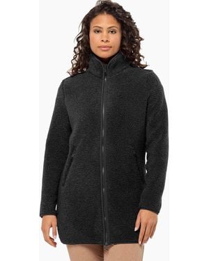 Jack Wolfskin Women's High Curl Coat - Black