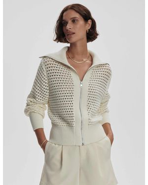 Varley Women's Eloise Zip-through Knit - Grey