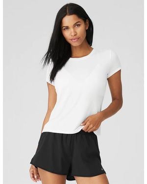 Alo Yoga Women's All Day Short Sleeve - White