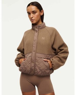 P.E Nation Women's Technique Quilt Jacket - Brown