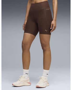 PUMA Cloudspun 6 Short Tights - Brown