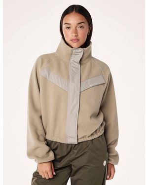 P.E Nation Women's Shelter Sherpa Jacket - Natural