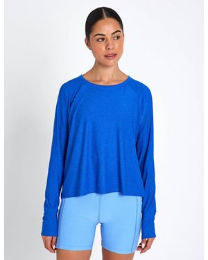 Beyond Yoga Women's Featherweight Daydreamer Pullover - Blue