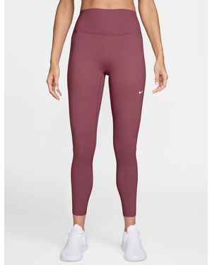 Nike Women's One High Waisted 7/8 leggings - Red