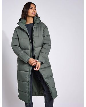 GIRLFRIEND COLLECTIVE Women's Long Puffer Jacket - Green