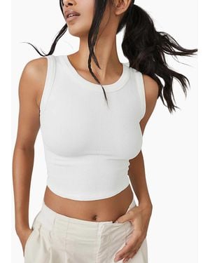 Fp Movement Women's Free Throw Muscle Tank - White