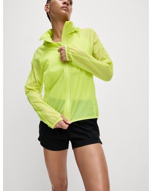 GOODMOVE Women's Stormwear Hooded Zip Up Running Jacket - Green