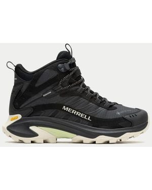 Merrell Women's Moab Speed 2 Mid Gore-tex Hiking Shoes - Black