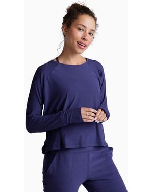 Beyond Yoga Women's Featherweight Daydreamer Pullover - Blue
