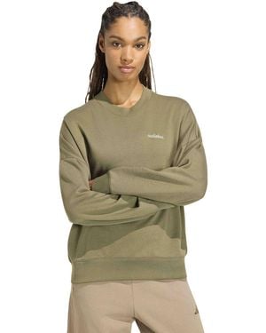 adidas Women's Seasonal Essentials Colorpop Sweatshirt - Green