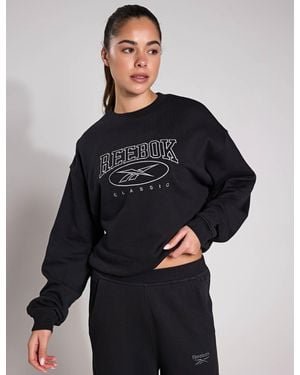 Reebok Women's Classics Archive Essentials Crew Sweatshirt - Black