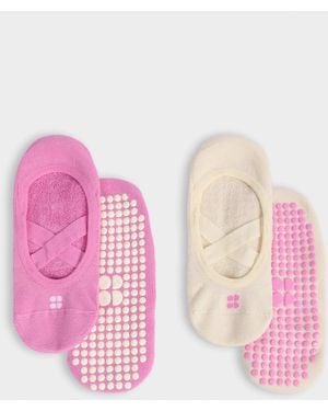 Sweaty Betty Women's Ballet Gripper Socks 2 Pack - Pink