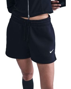 Nike Women's Sportswear Phoenix Fleece 4" Shorts - Blue