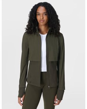 Sweaty Betty Women's Pro Run Water Resistant Run Jacket - Green