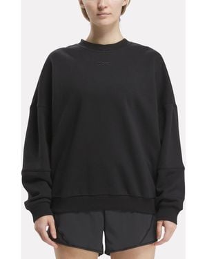 Reebok Women's Lux Oversized Crew - Black