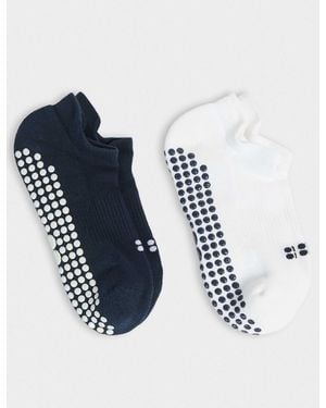 Sweaty Betty Women's Reformer Trainer Gripper Socks 2 Pack - Blue
