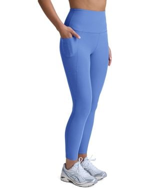 Beyond Yoga Women's Spacedye Out Of Pocket High Waisted Midi legging - Blue