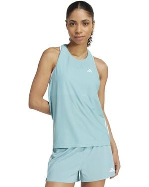 adidas Women's Own The Run Tank Top - Blue