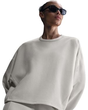 Nike Women's 24.7 Impossiblysoft Dri-fit Oversized Top - Grey