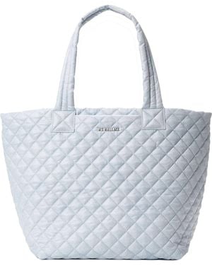 MZ Wallace Women's Medium Metro Tote Deluxe - Blue