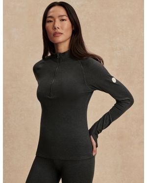 Varley Women's Always Warm Half-zip Base Layer Top - Black