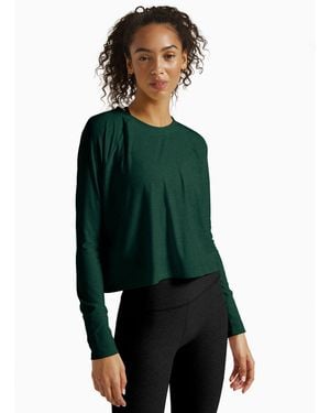 Beyond Yoga Women's Featherweight Daydreamer Pullover - Green