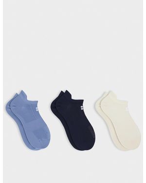 Sweaty Betty Women's Lightweight Trainer Socks 3 Pack - Blue