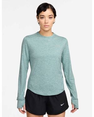 Nike Women's Swift Dri-fit Uv Long-sleeve Running Top - Green