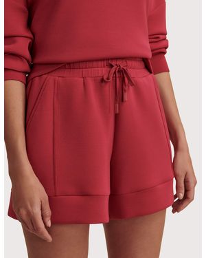 Varley Women's Atrium High Waisted Short 4.5" - Red