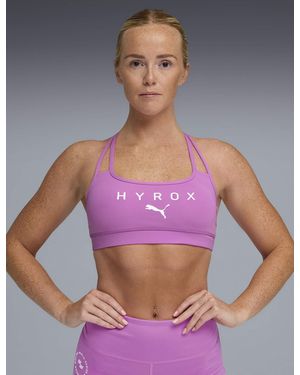 PUMA Women's X Hyrox Move Strappy Sports Bra - Purple