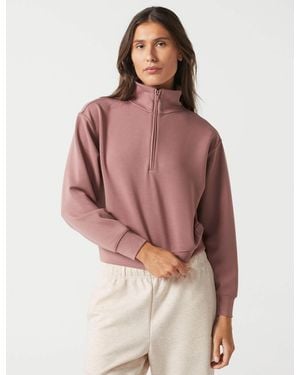 Lilybod Women's Oxford Zip Sweat - Brown