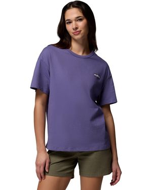 Columbia Women's Csc Heavyweight Graphic T-shirt - Purple