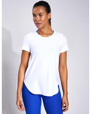 Beyond Yoga Women's Featherweight On The Down Low Tee - White