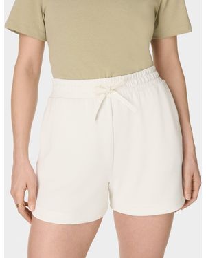 Sweaty Betty Women's Sand Wash Cloudweight High Waisted Shorts - Natural