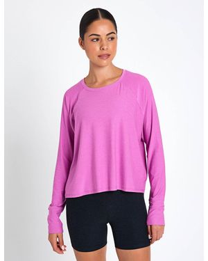 Beyond Yoga Women's Featherweight Daydreamer Pullover - Pink