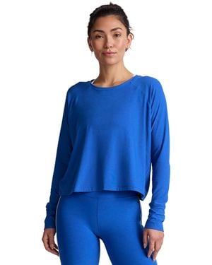 Beyond Yoga Women's Featherweight Daydreamer Pullover - Blue