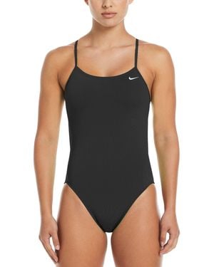 Nike Women's Hydrastrong Solid Cutout One-piece - Black