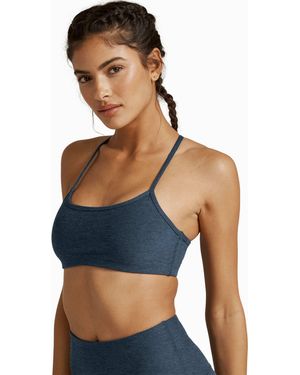 Beyond Yoga Women's Spacedye Slim Racerback Light Support Sports Bra - Blue