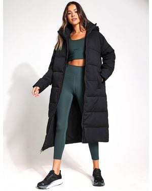 GIRLFRIEND COLLECTIVE Women's Long Puffer Jacket - Black
